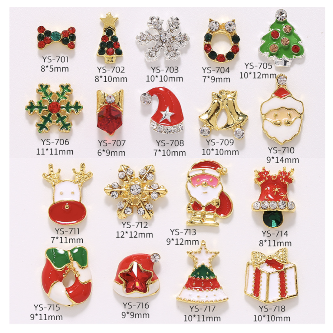 CHRISTMAS NAIL DECORATION