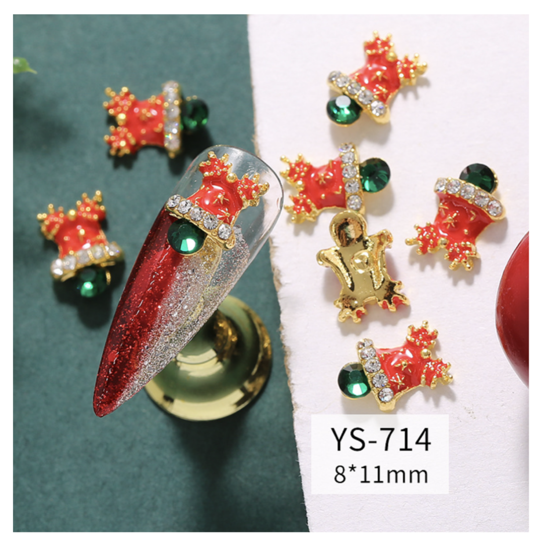 CHRISTMAS NAIL DECORATION