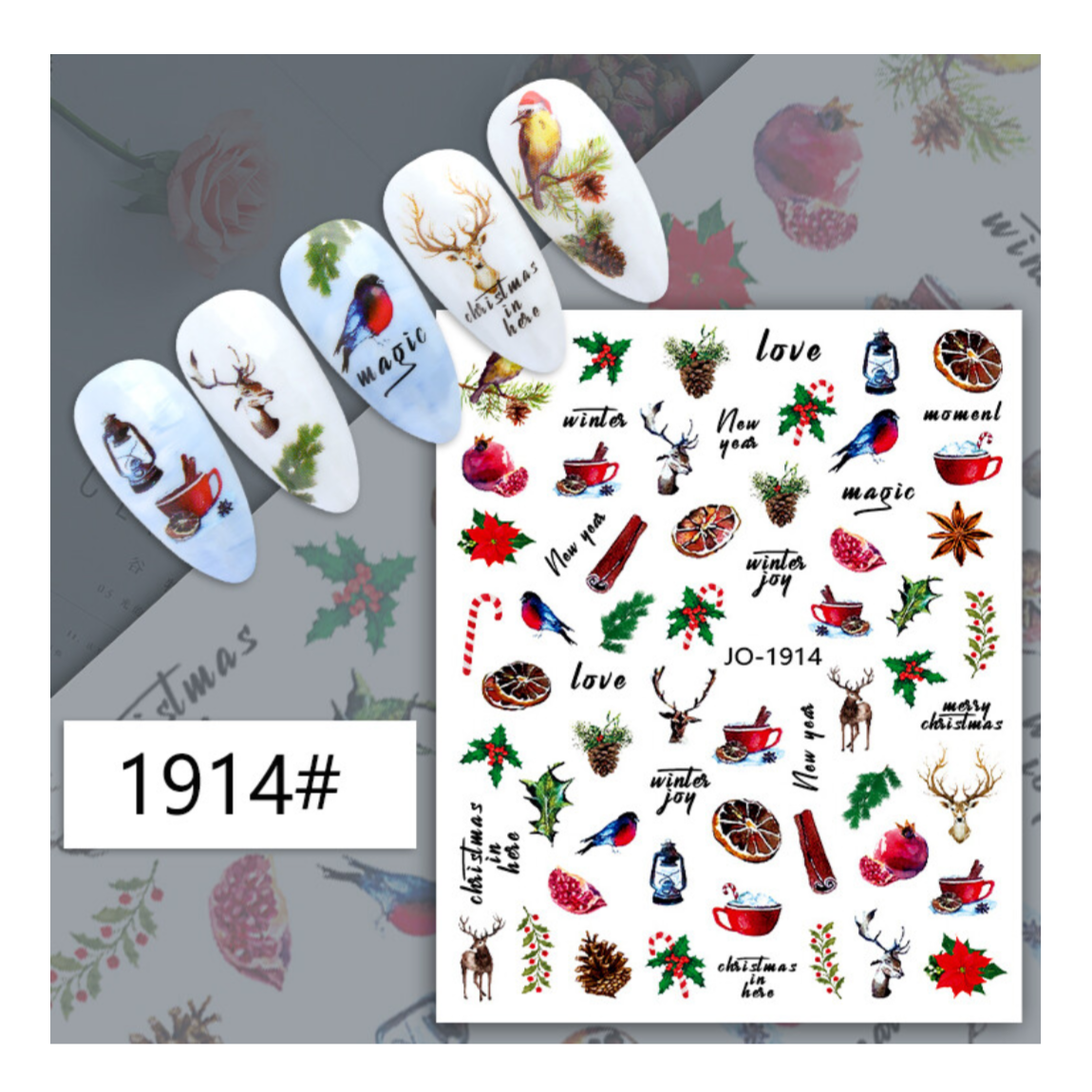 CHRISTMAS NAIL STICKER