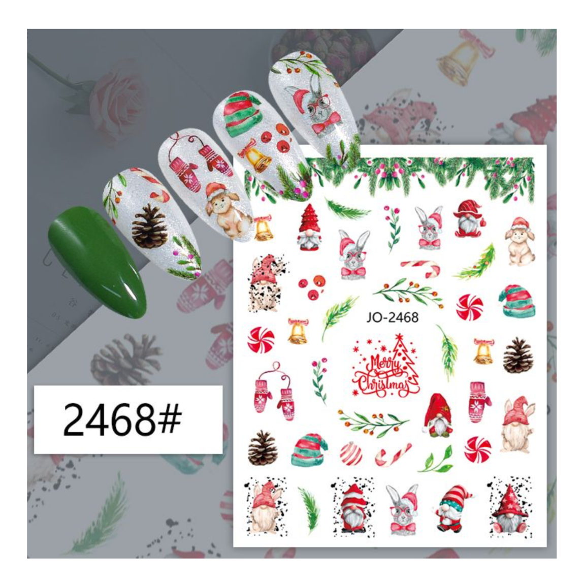 CHRISTMAS NAIL STICKER