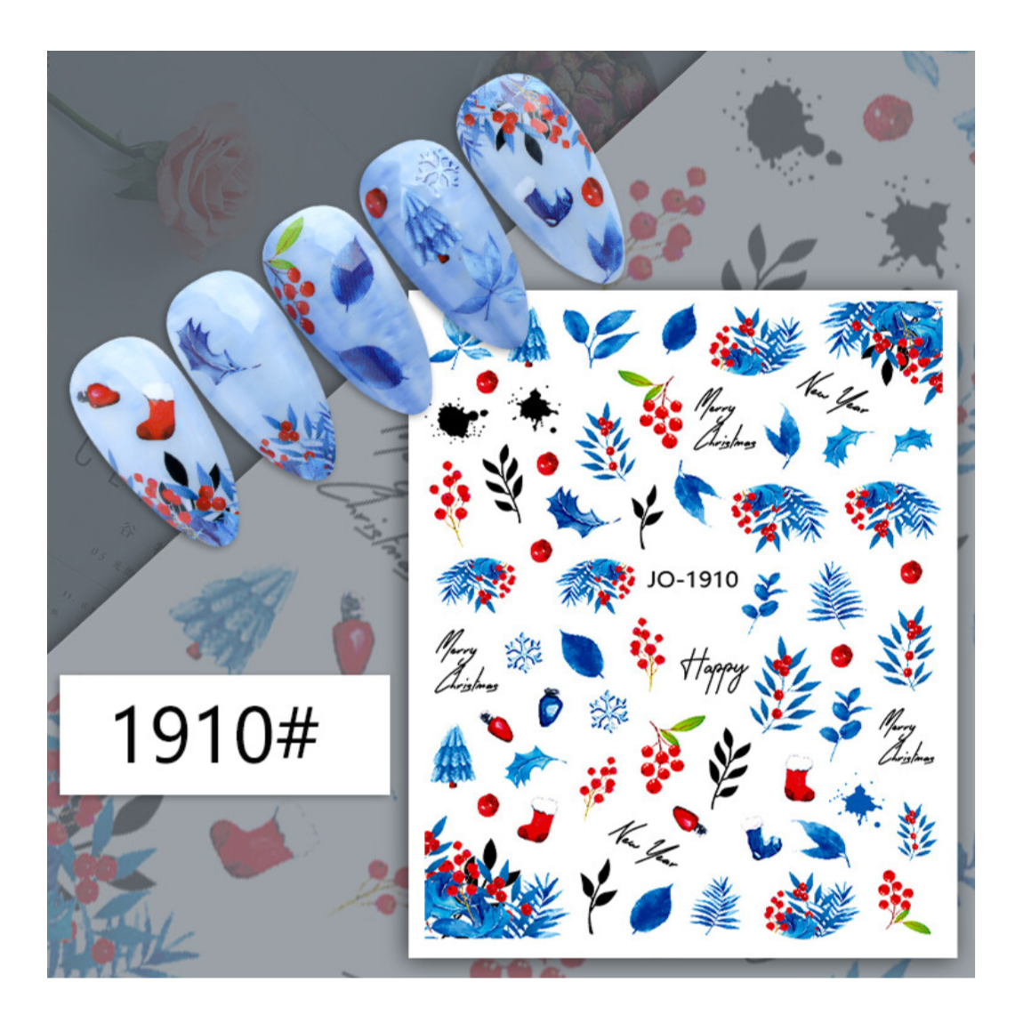 CHRISTMAS NAIL STICKER
