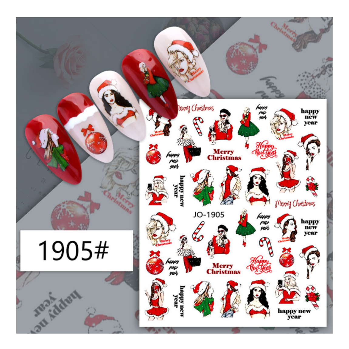 CHRISTMAS NAIL STICKER