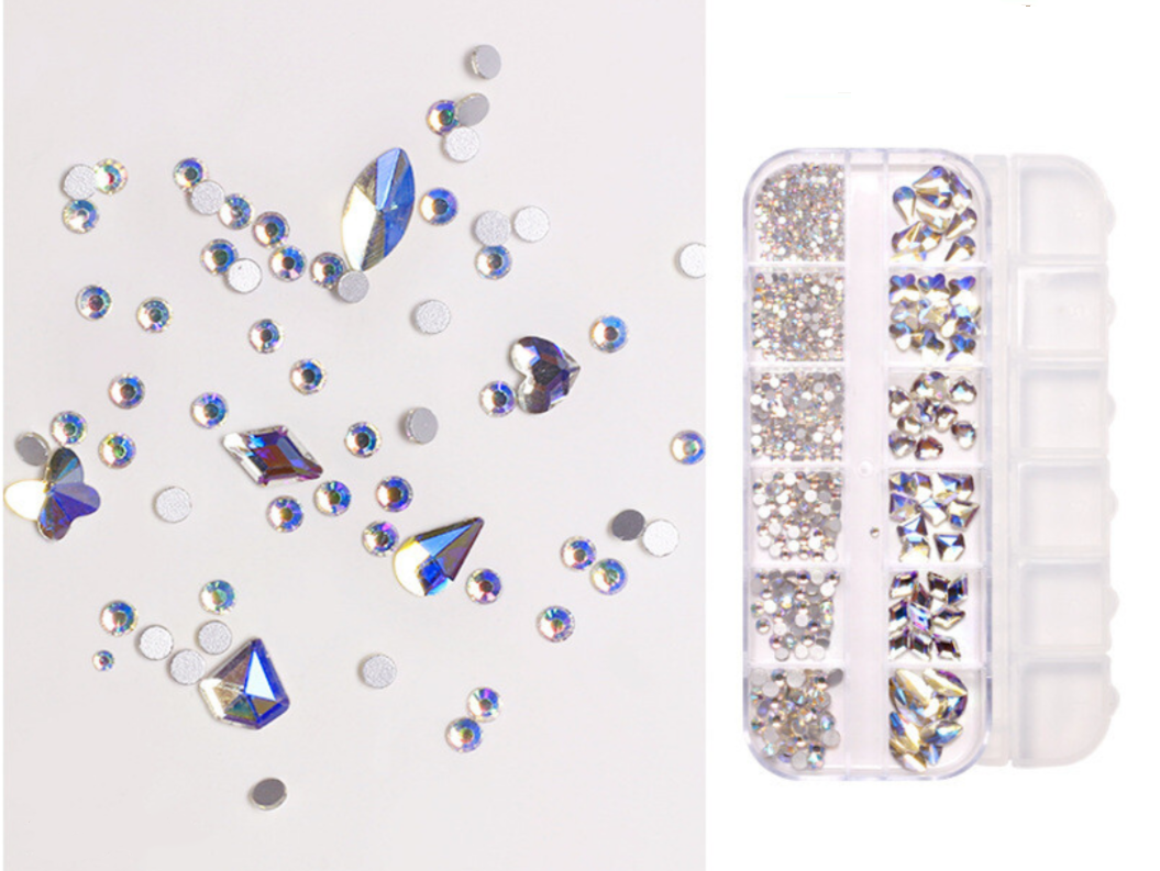 Rhinestones Mix Shapes - Flat Bottom