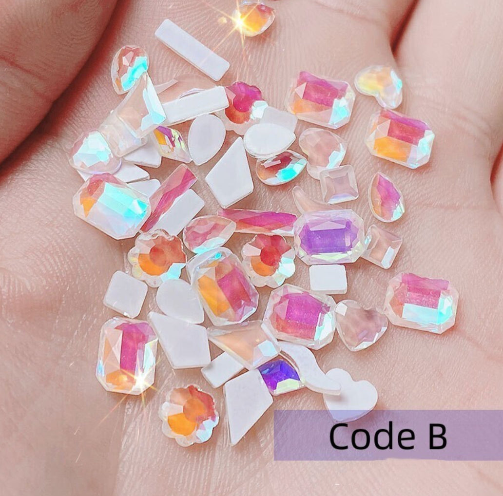 Mix Rhinestone - 50 pcs