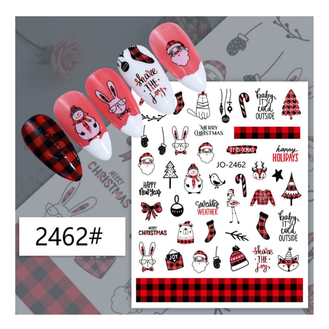 CHRISTMAS NAIL STICKER