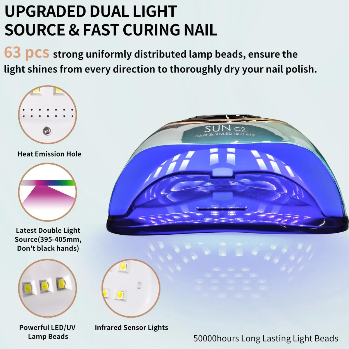SUN C2 UV LED LAMP - 288W