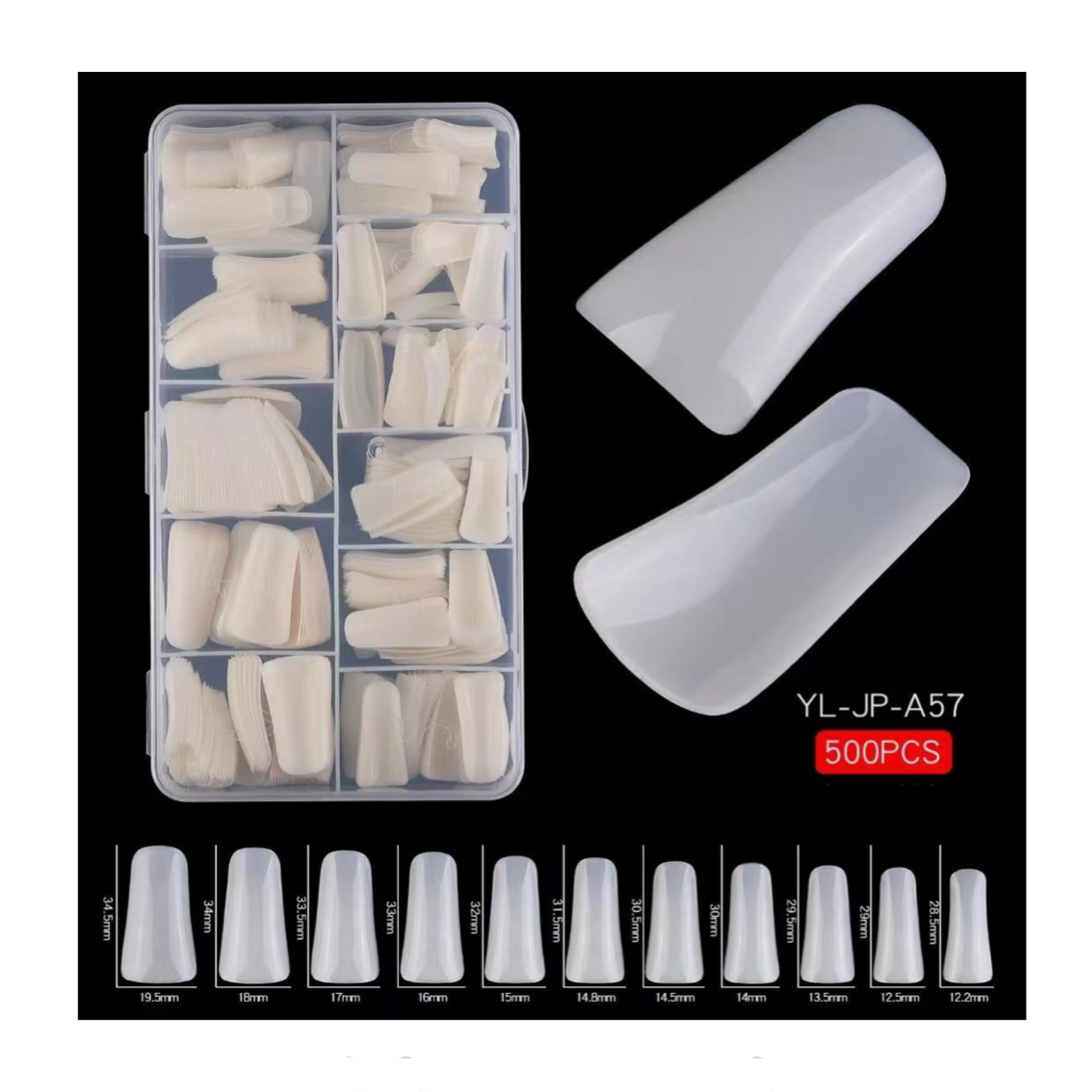 DUCK NAIL TIPS - 500 PCS