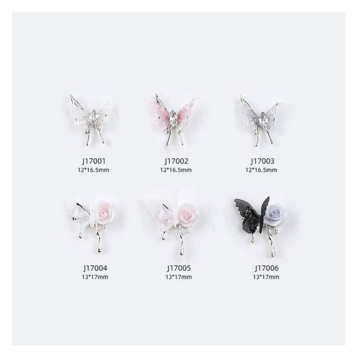 Butterfly Nail design - 2 pcs