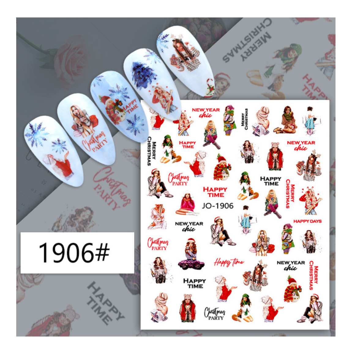 CHRISTMAS NAIL STICKER