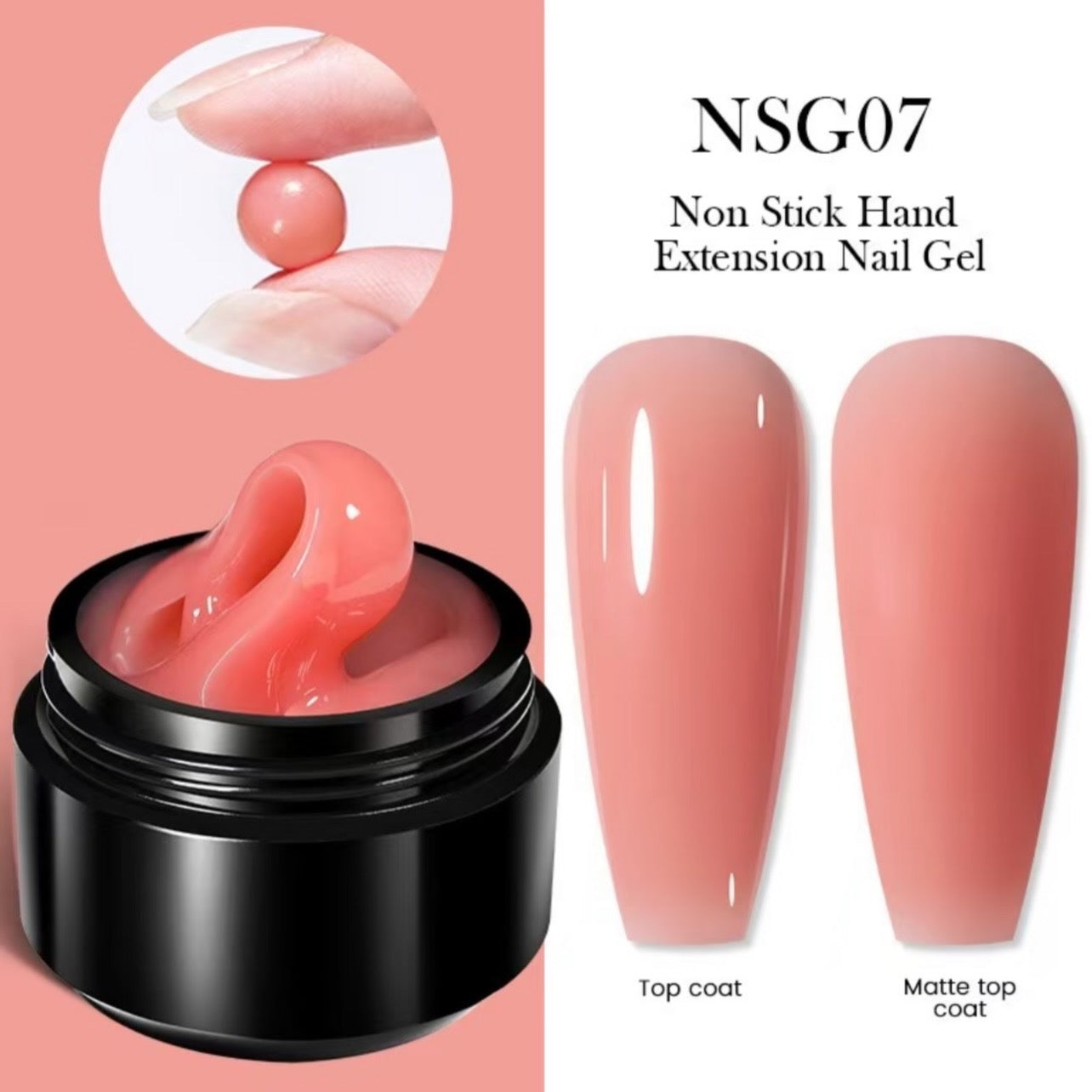 BUILDER UV GEL / NAIL EXTENSION - SOLID NAIL GEL (NON STICK)