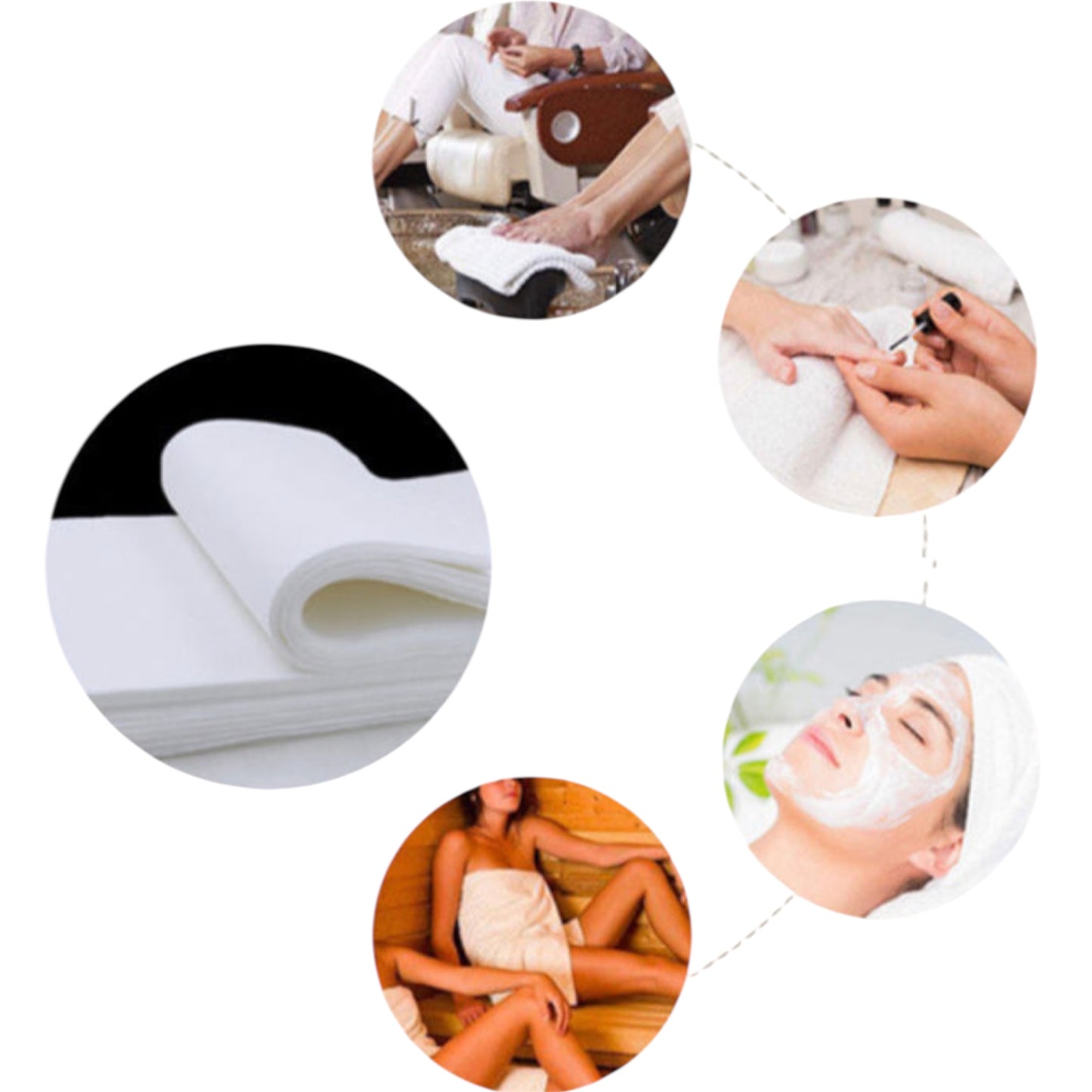 DISPOSABLE TOWELS - 100pcs