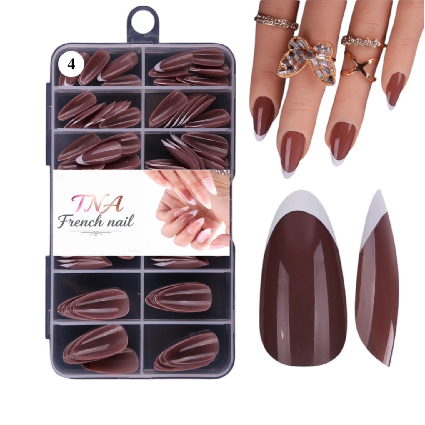 FRENCH TIPS - 120 PCS