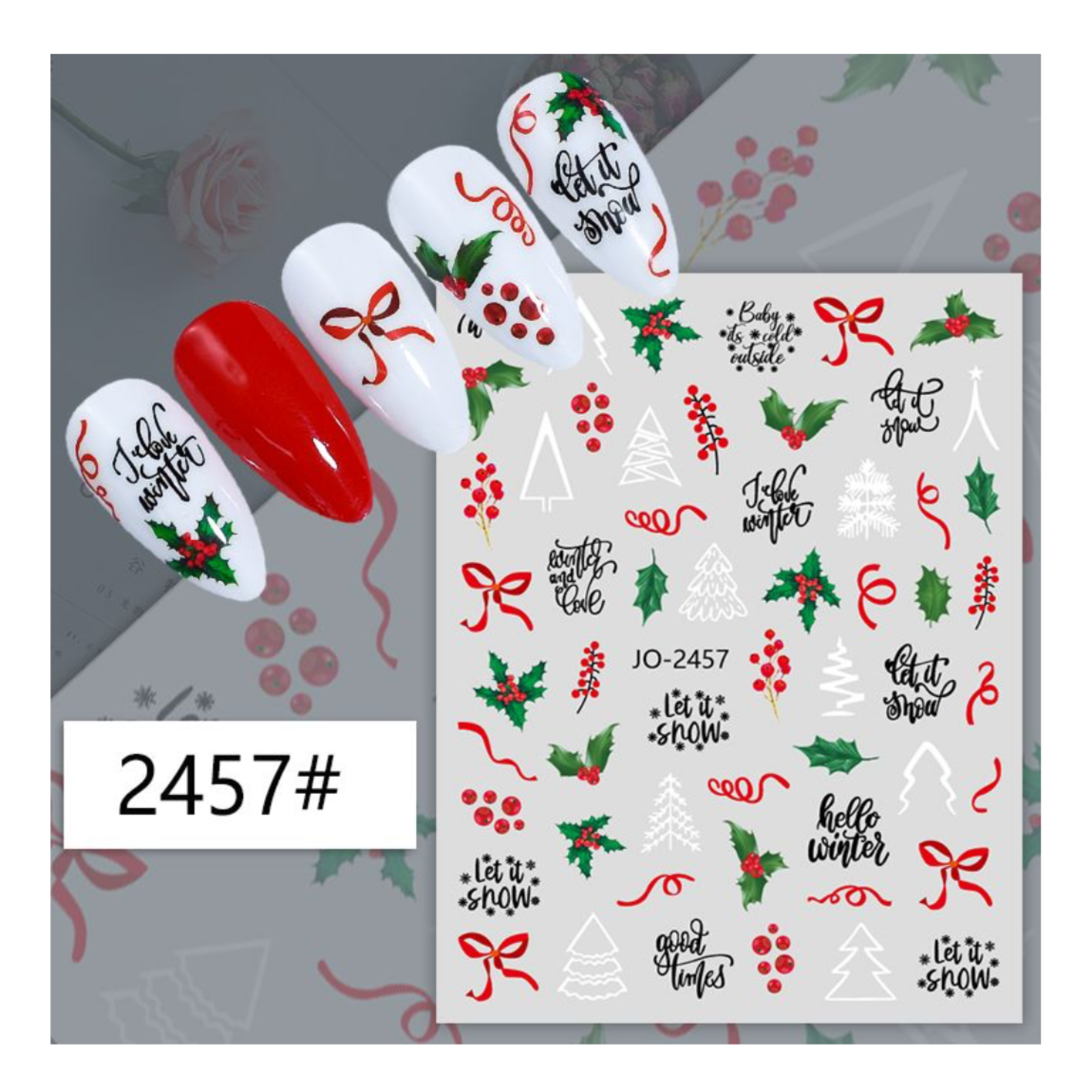 CHRISTMAS NAIL STICKER
