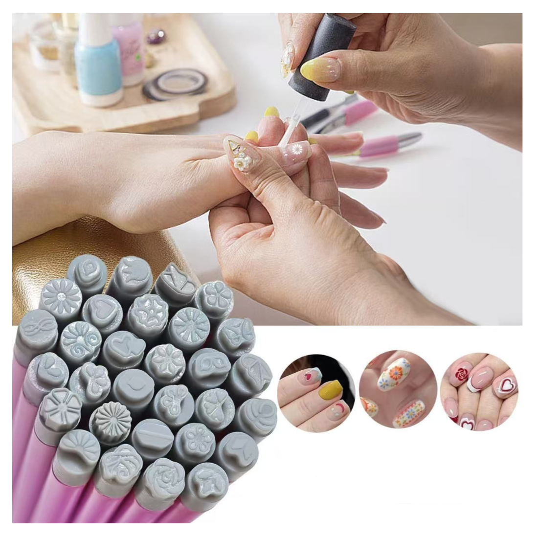 Nail Art Silicon Stamp Pen