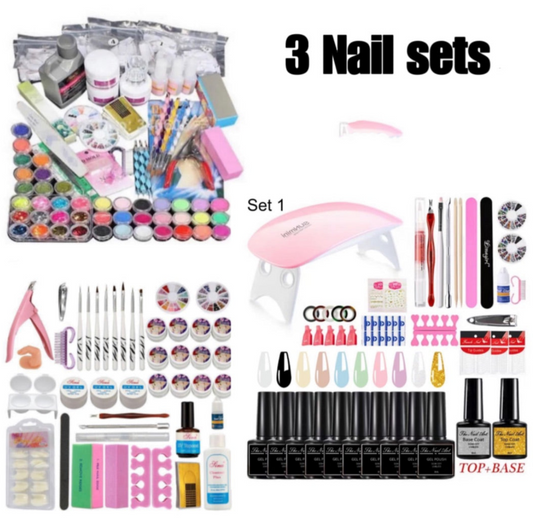 3 Kits NAIL COMBO - SET 1