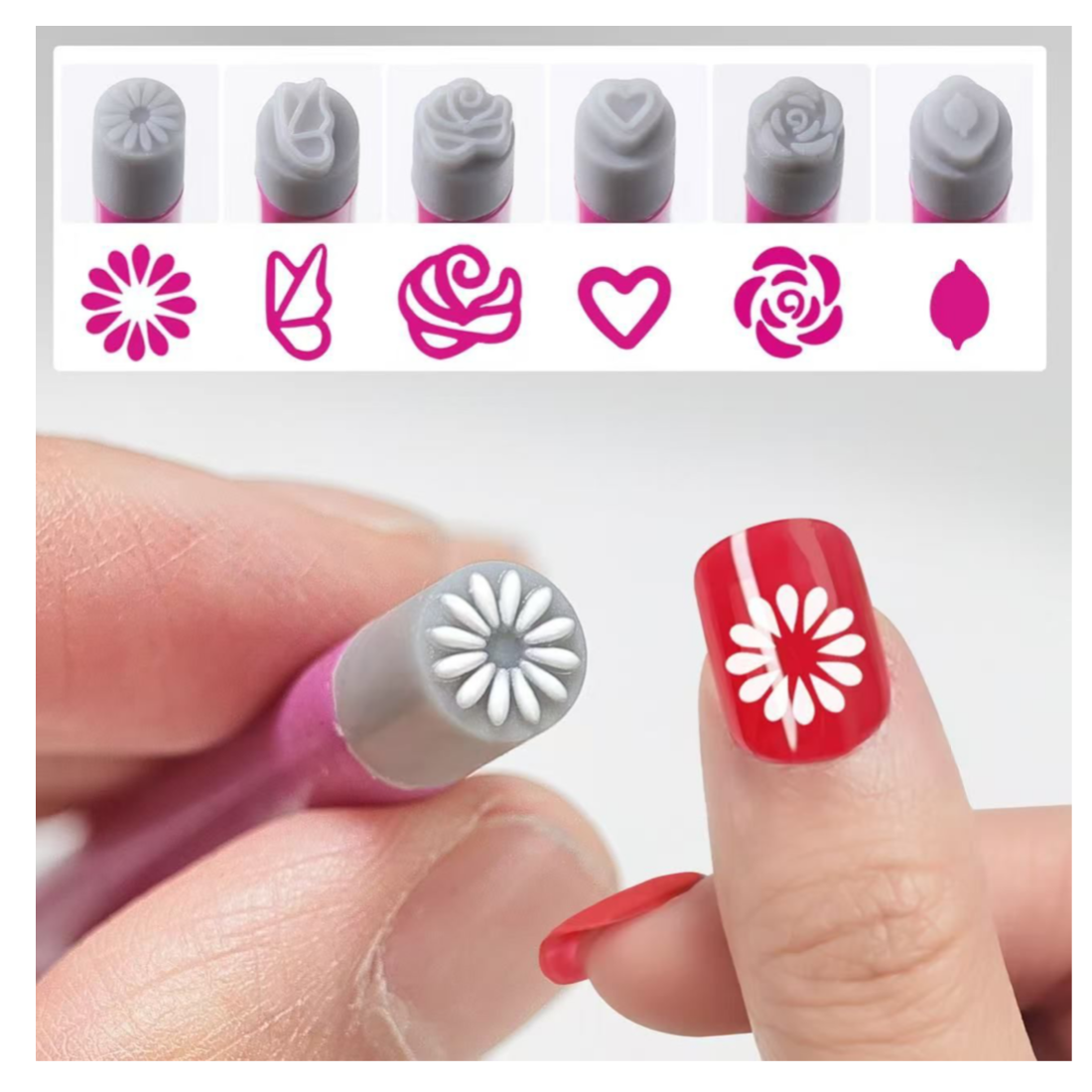 Nail Art Silicon Stamp Pen