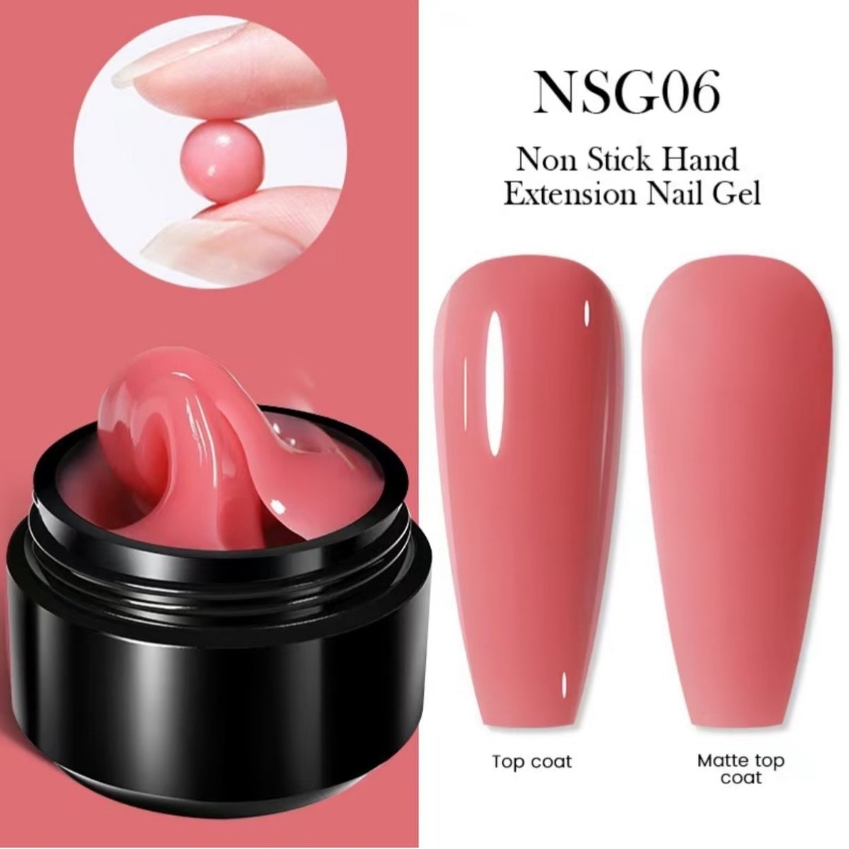 BUILDER UV GEL / NAIL EXTENSION - SOLID NAIL GEL (NON STICK)