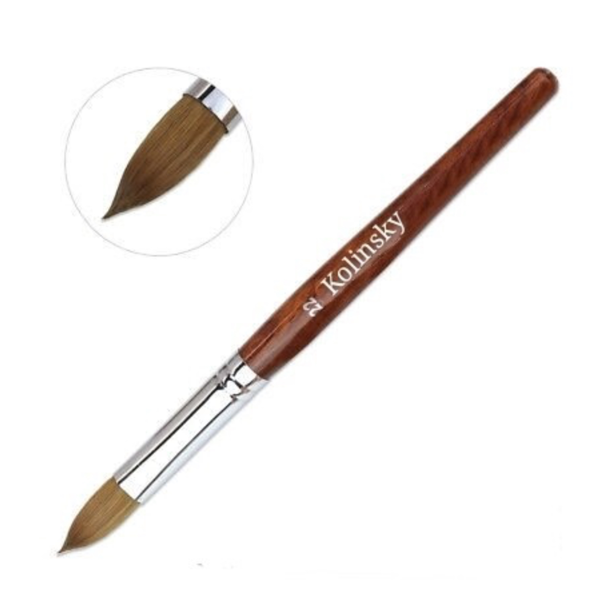 Kolinsky wooden Sable Hair Acrylic Brush
