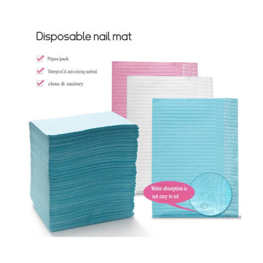 Disposable Nail Table Matts - 50pcs