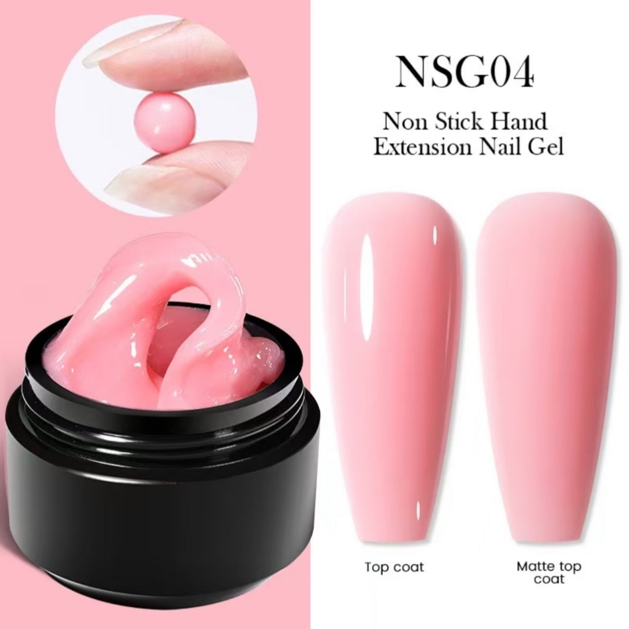 BUILDER UV GEL / NAIL EXTENSION - SOLID NAIL GEL (NON STICK)