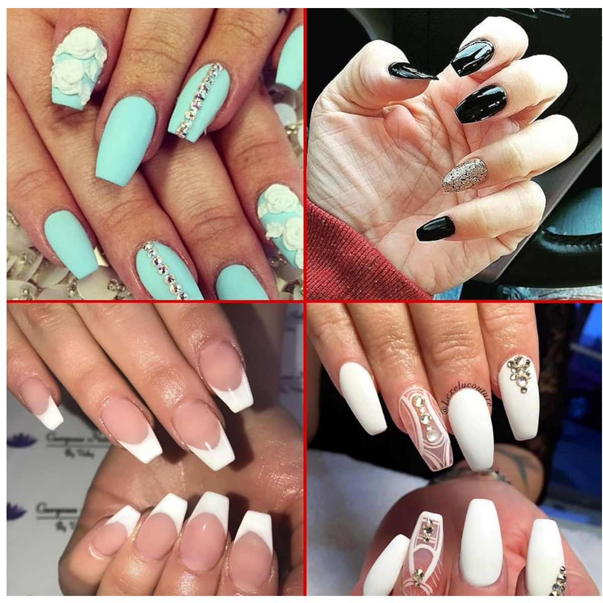 SHORT COFFIN FULL COVER SOFT GEL NAIL TIPS