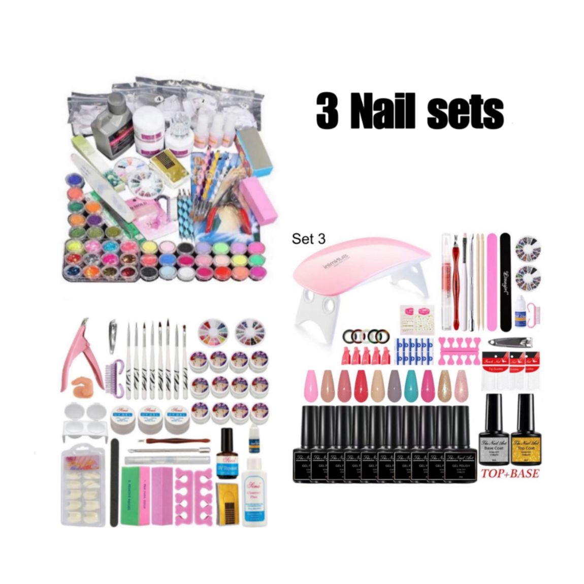 3 Kits NAIL COMBO - SET 3