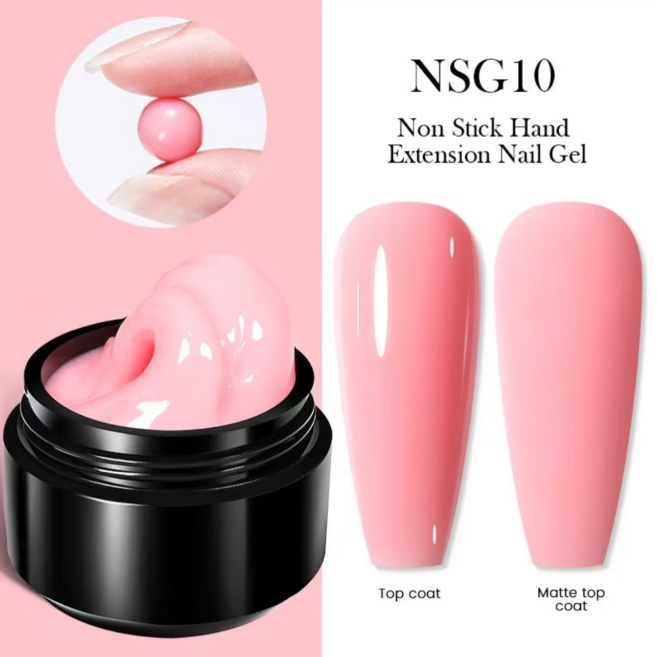 BUILDER UV GEL / NAIL EXTENSION - SOLID NAIL GEL (NON STICK)