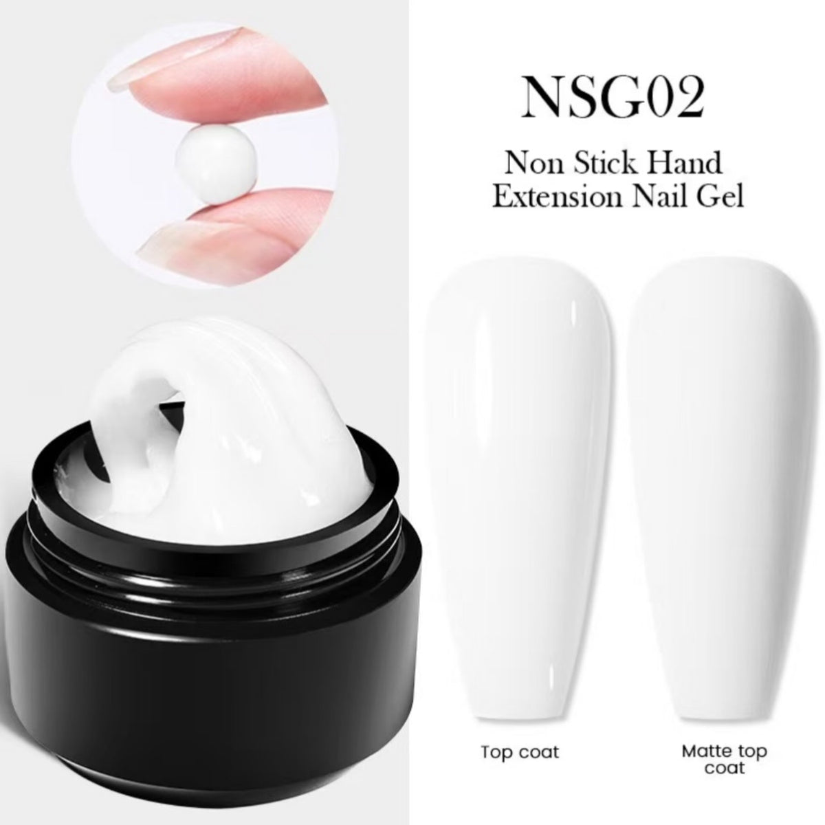 BUILDER UV GEL / NAIL EXTENSION - SOLID NAIL GEL (NON STICK)