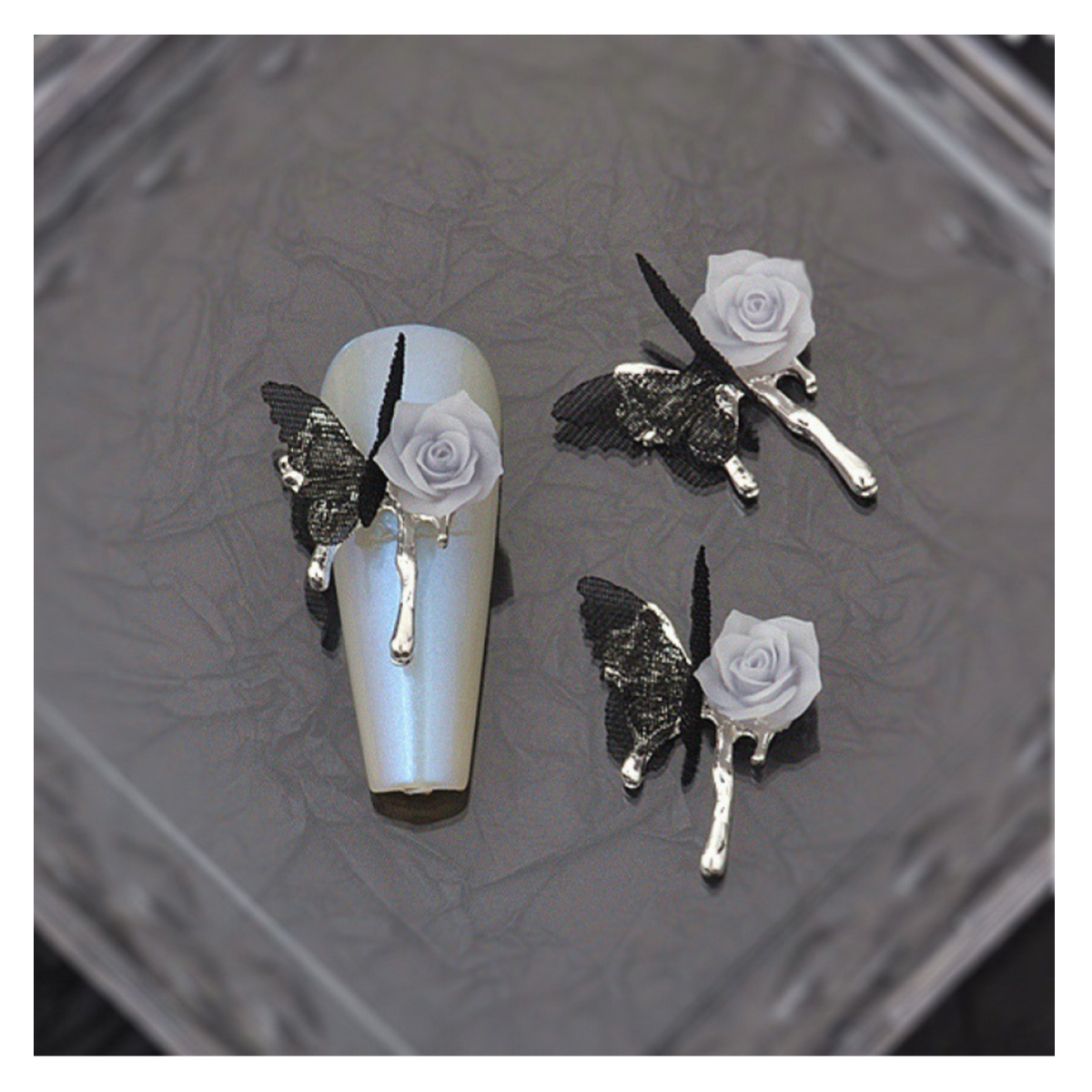 Butterfly Nail design - 2 pcs