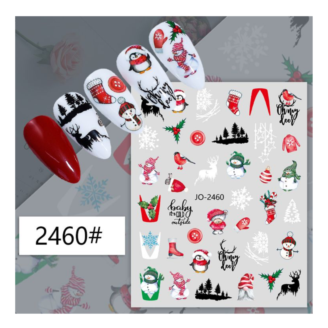 CHRISTMAS NAIL STICKER