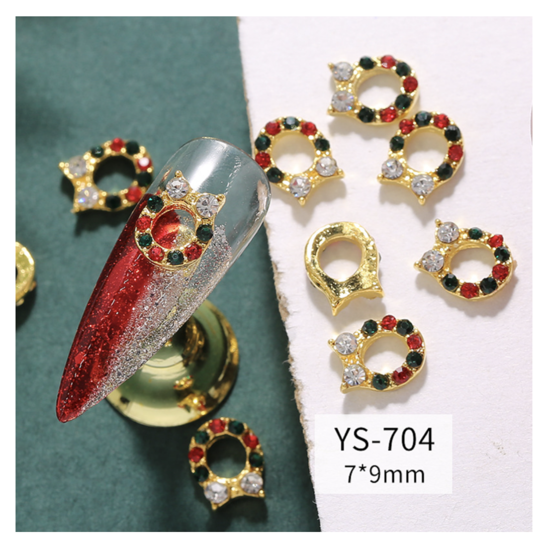 CHRISTMAS NAIL DECORATION
