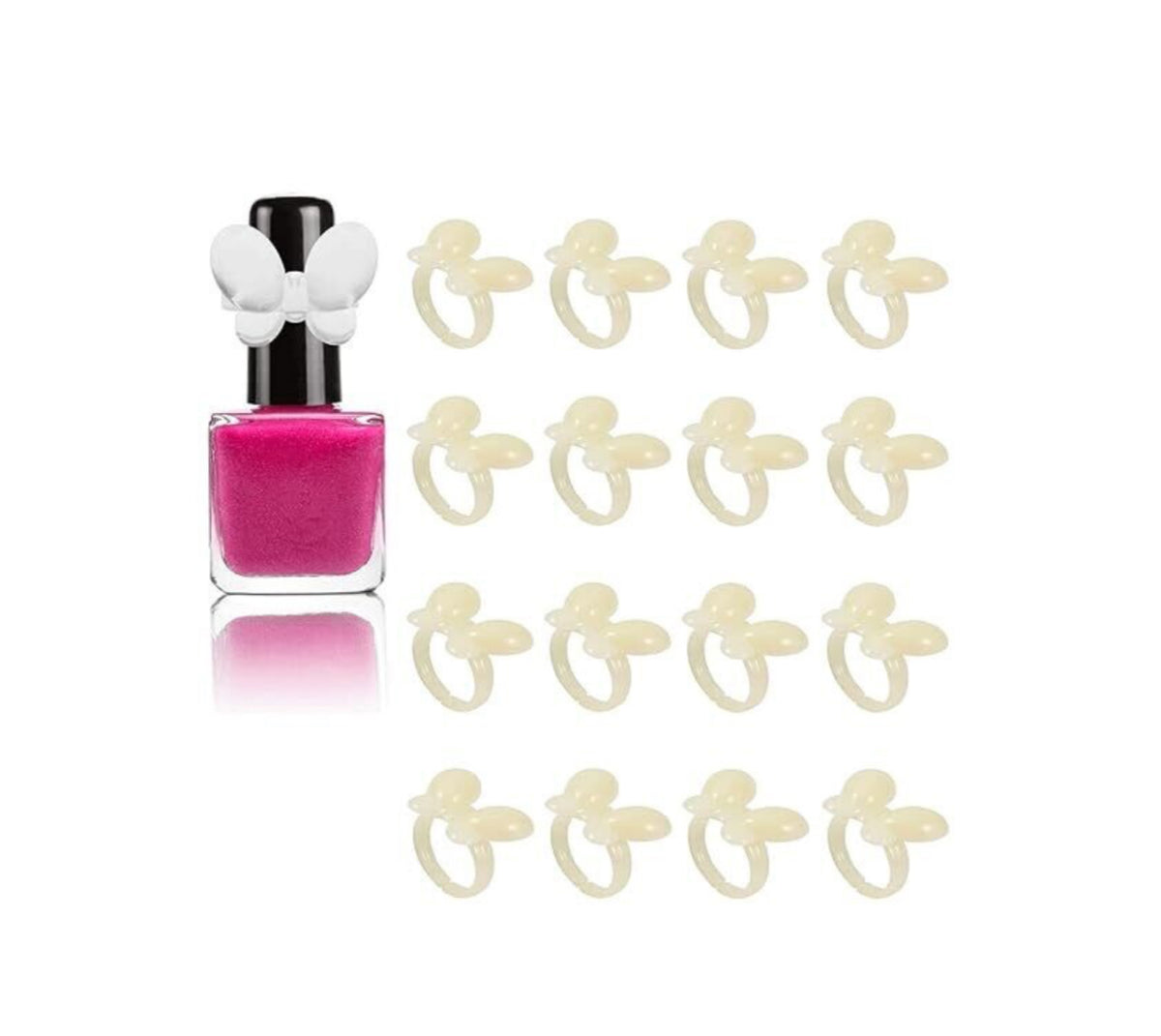 Butterfly Ring Nail Colour Display - 50pcs