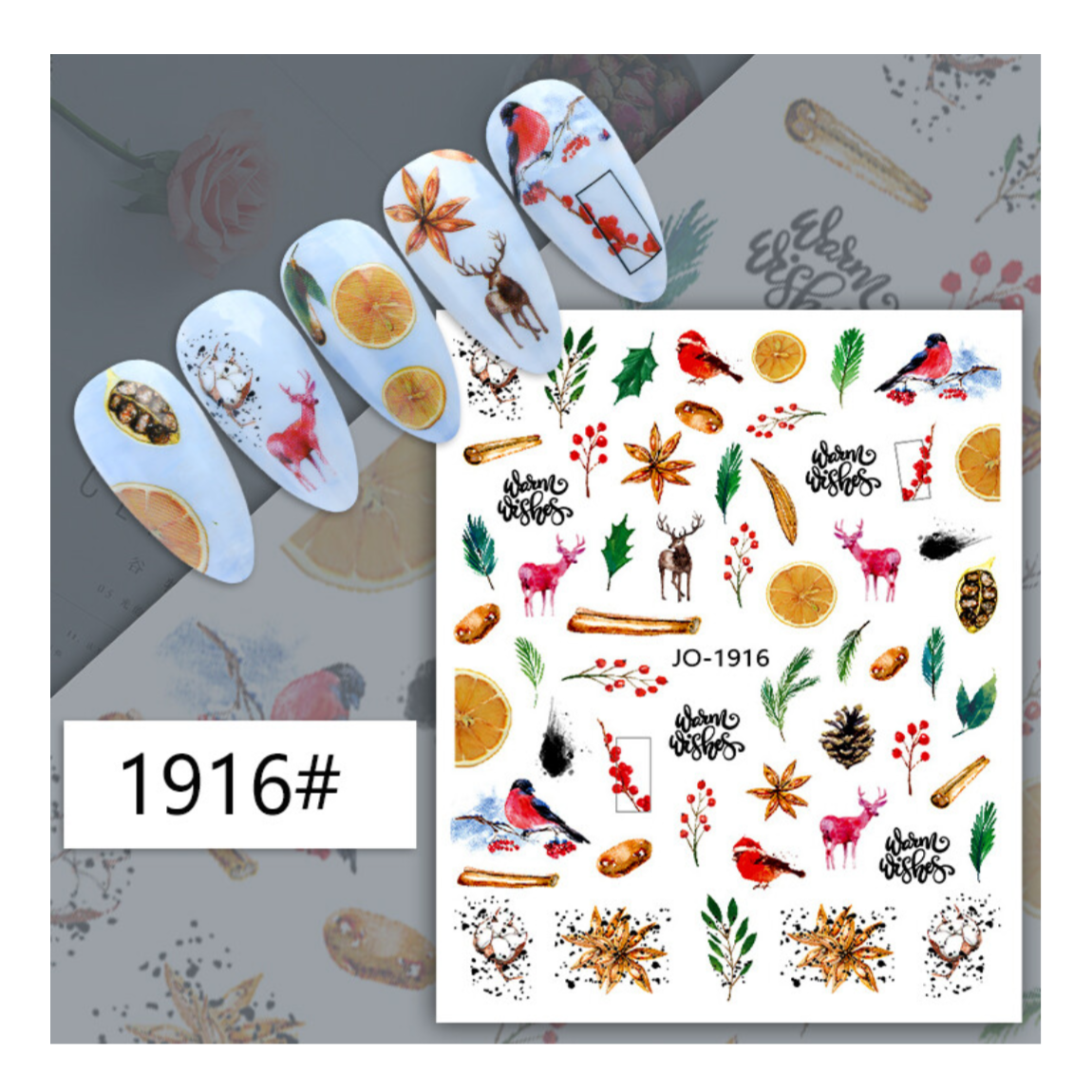 CHRISTMAS NAIL STICKER