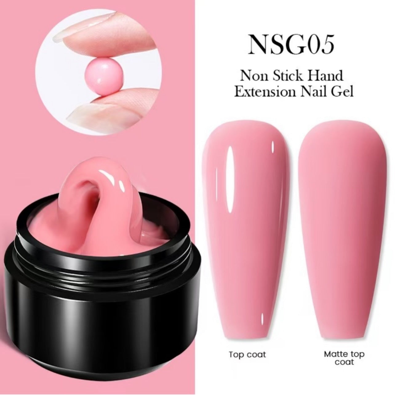 BUILDER UV GEL / NAIL EXTENSION - SOLID NAIL GEL (NON STICK)