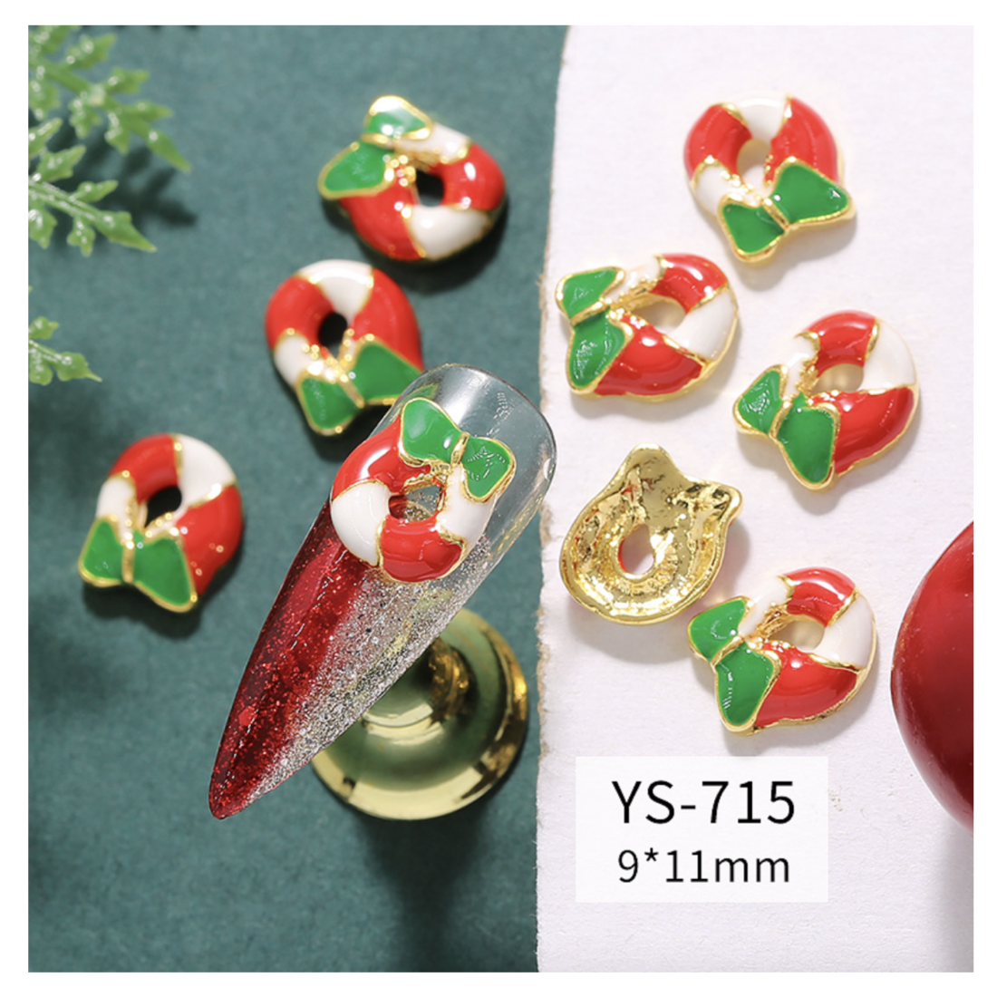 CHRISTMAS NAIL DECORATION
