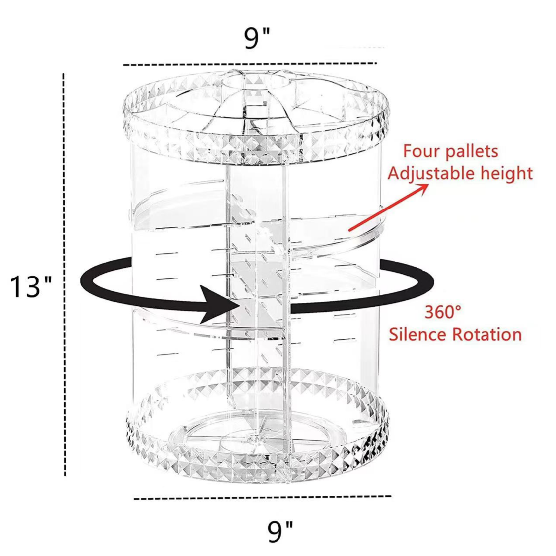 Cosmetic Rotating Organizer