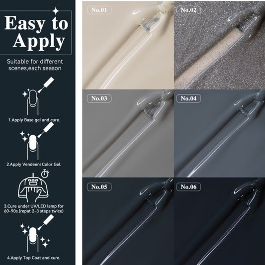 VENDEENI- UV GEL POLISH / FOREVER GLAZE SERIES - 01