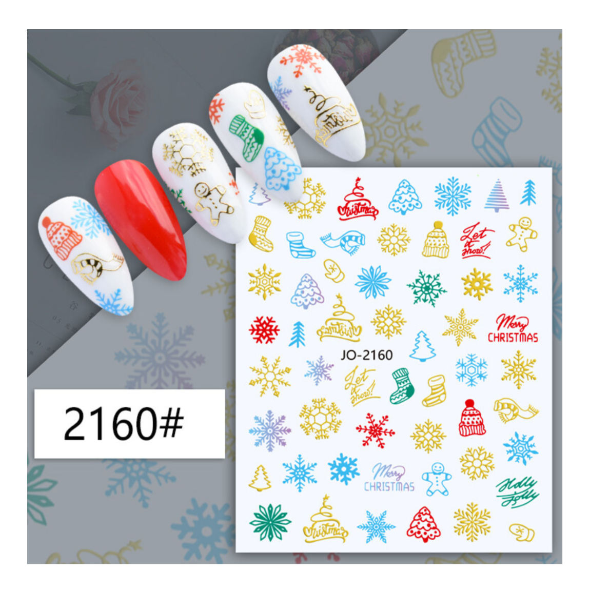 CHRISTMAS NAIL STICKER