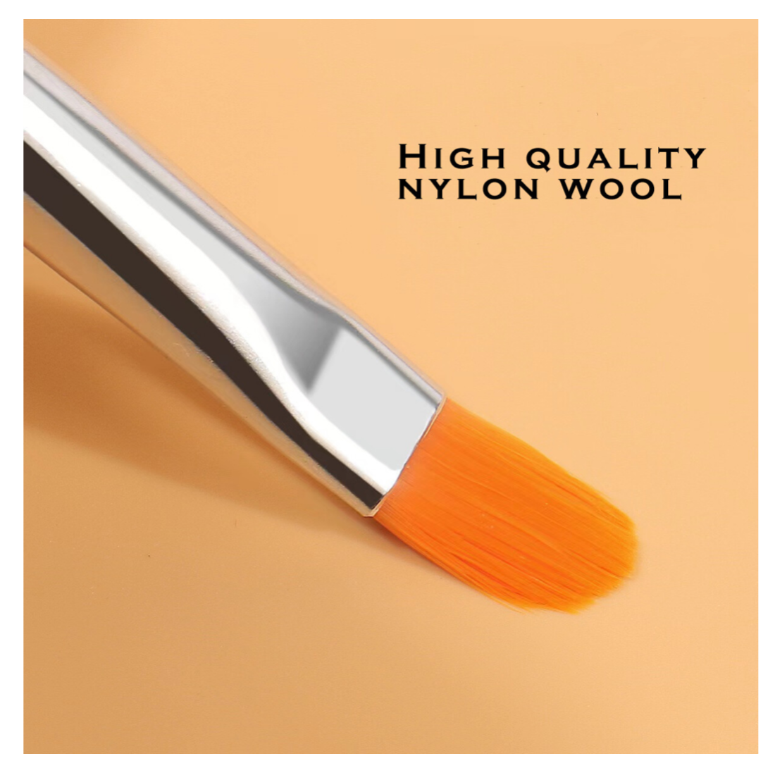 7 pcs Gold Glitter Gel Brush set