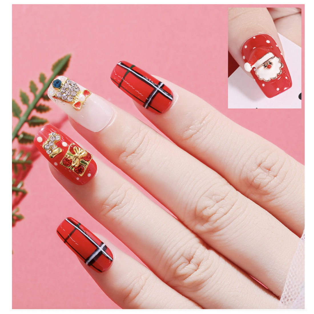 CHRISTMAS NAIL DECORATION