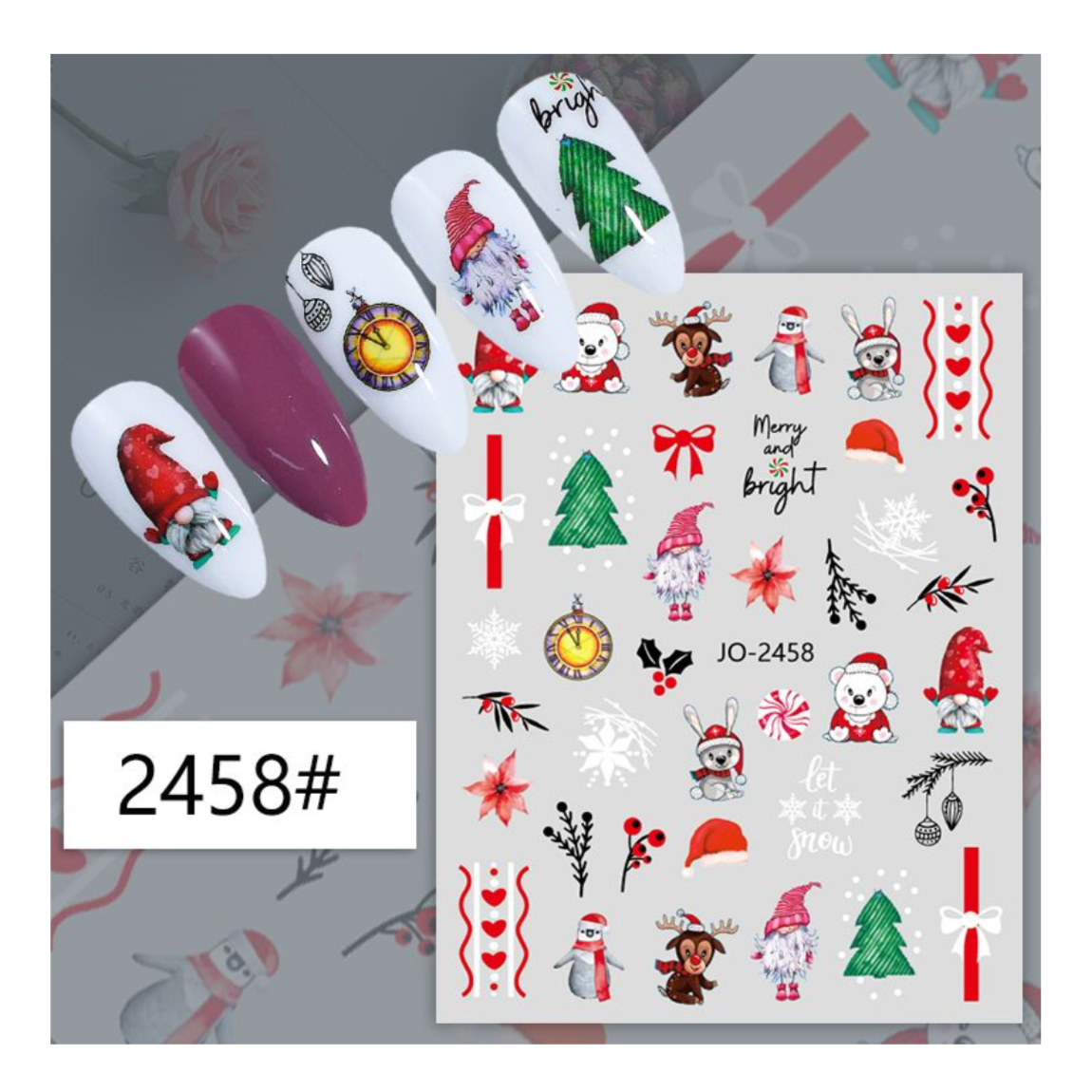 CHRISTMAS NAIL STICKER