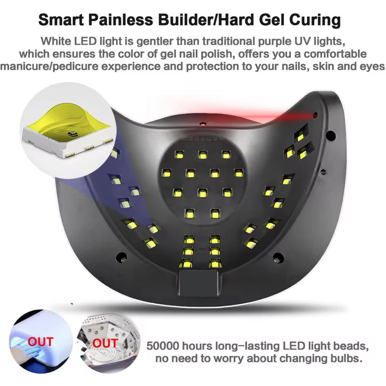 SUN C5 PLUS NAIL LAMP - WHITE
