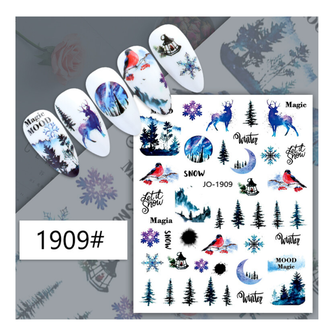 CHRISTMAS NAIL STICKER