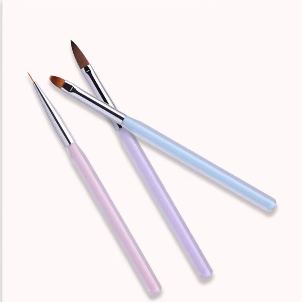 Manicure Brush - 3 pcs Set