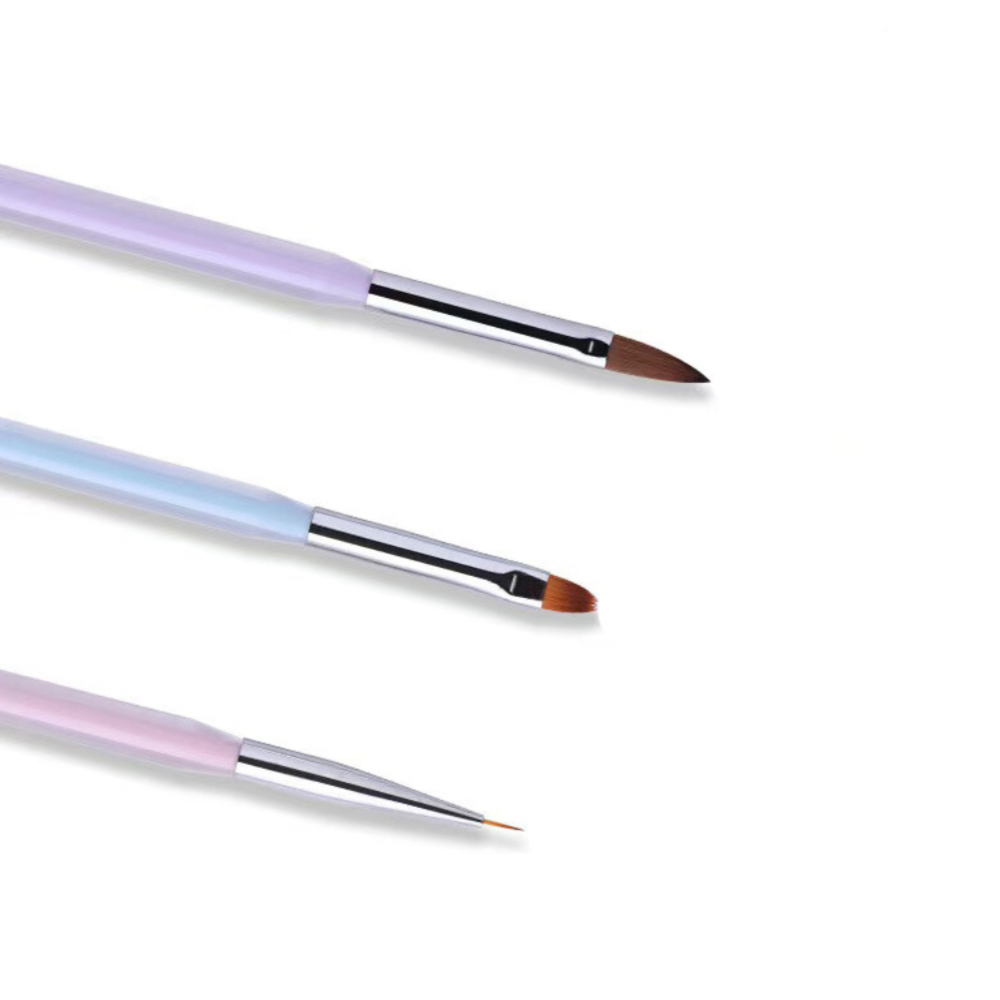 Manicure Brush - 3 pcs Set