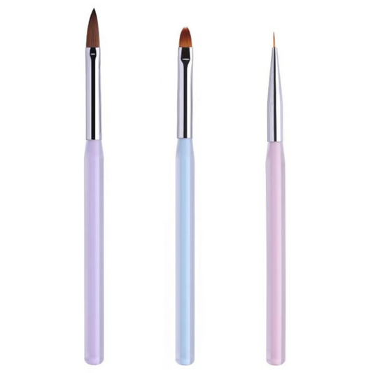 Manicure Brush - 3 pcs Set