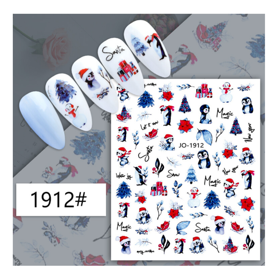CHRISTMAS NAIL STICKER