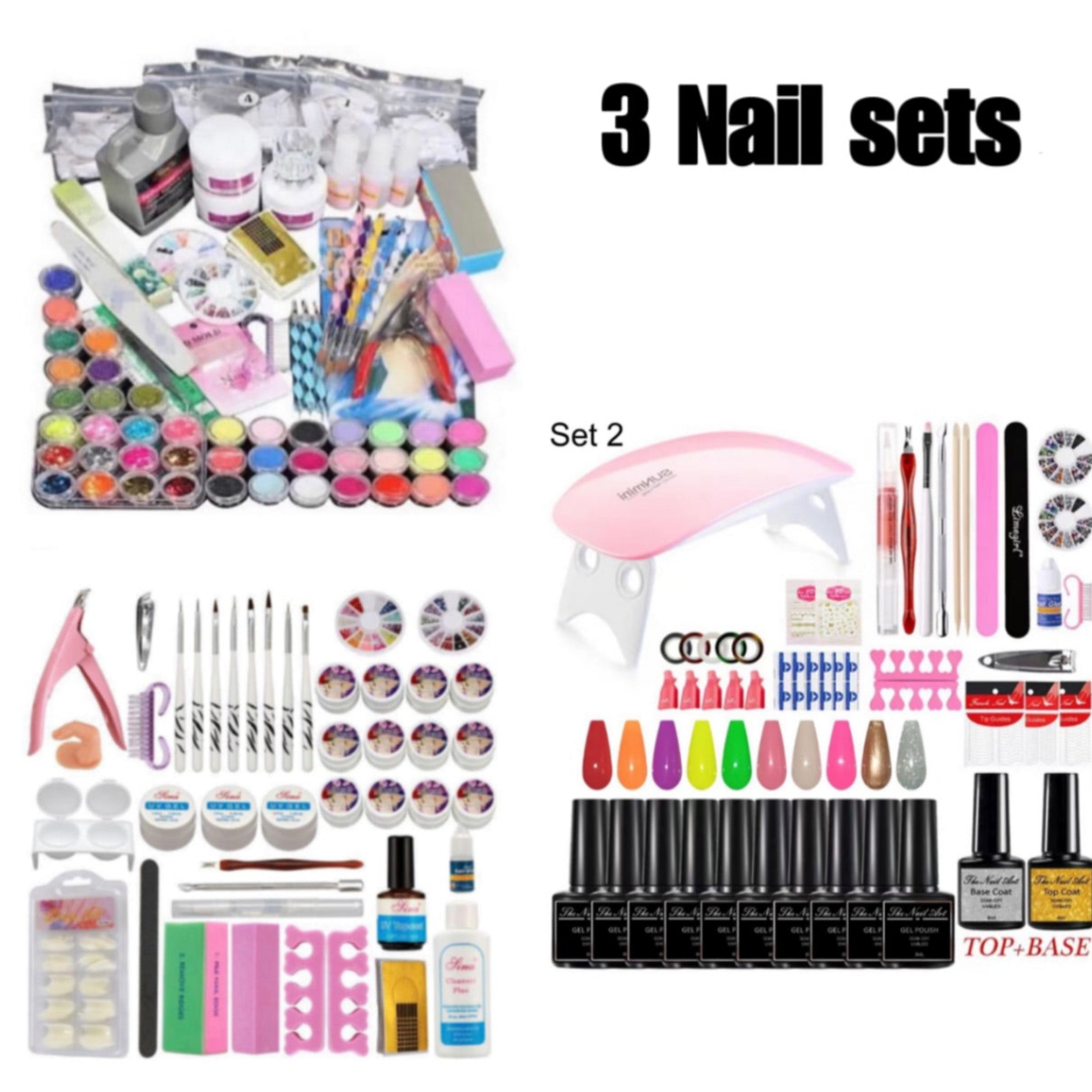 3 Kits NAIL COMBO - SET 2