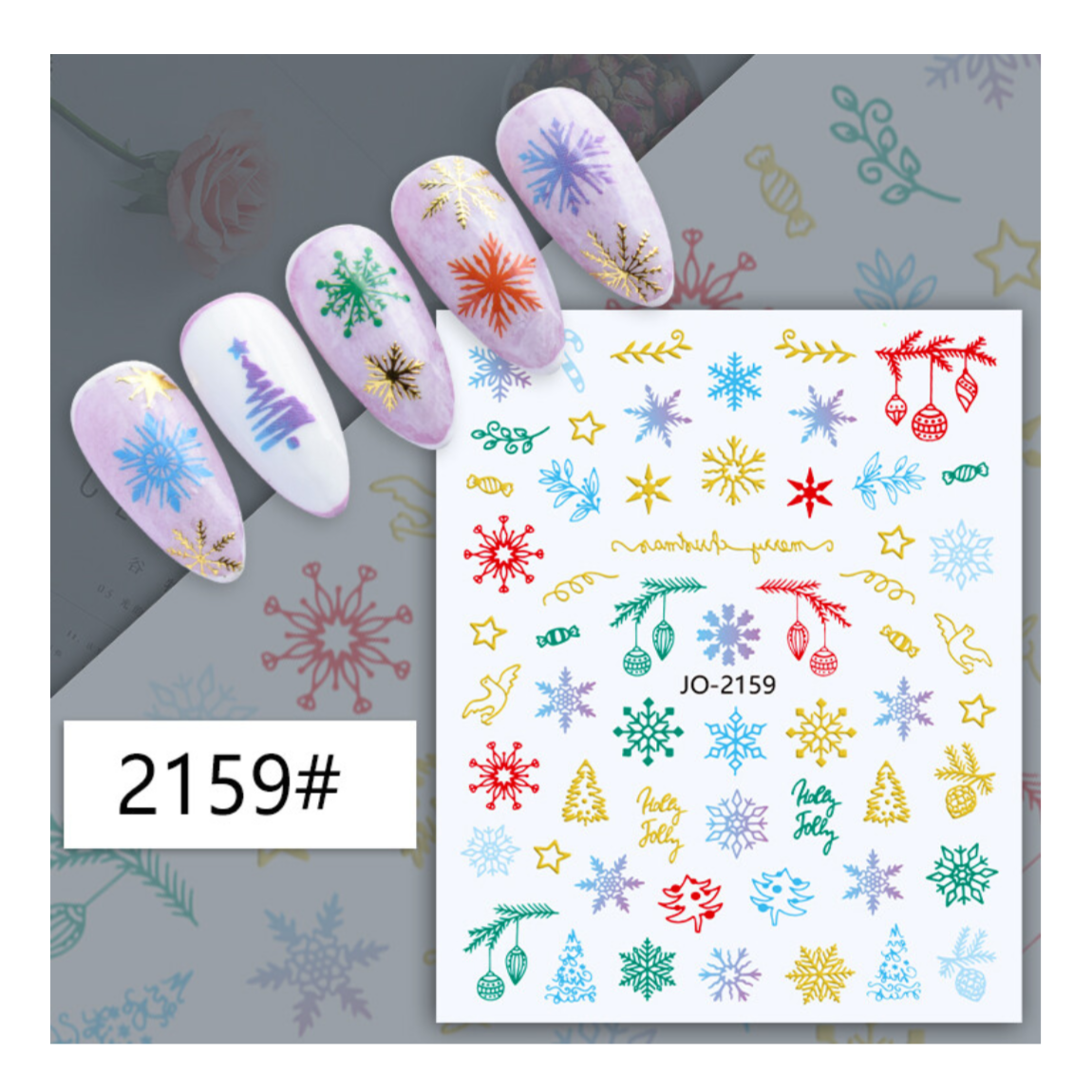 CHRISTMAS NAIL STICKER
