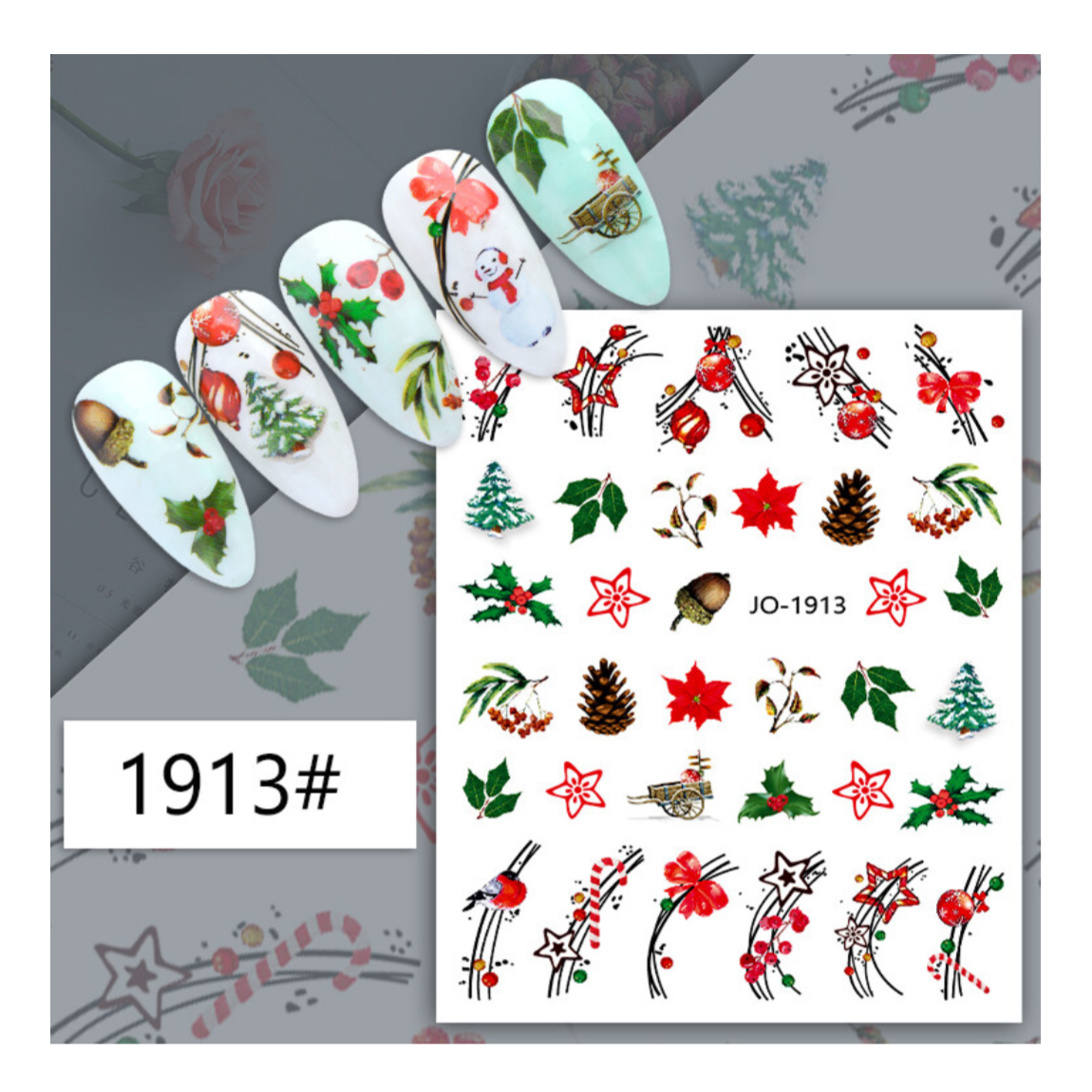 CHRISTMAS NAIL STICKER